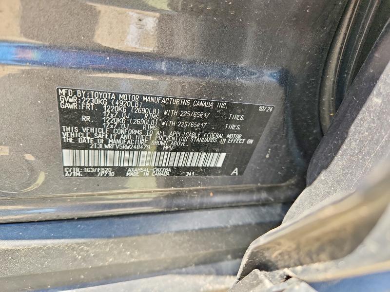 Aukcja sprzedaży 2024 Toyota Rav4, vin: 2T3LWRFV5RW248479, numer aukcji: 53594216