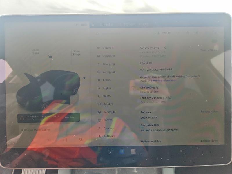 Продажа на аукционе авто 2022 Tesla Model Y, vin: 7SAYGDEE4NF571089, номер лота: 51854626