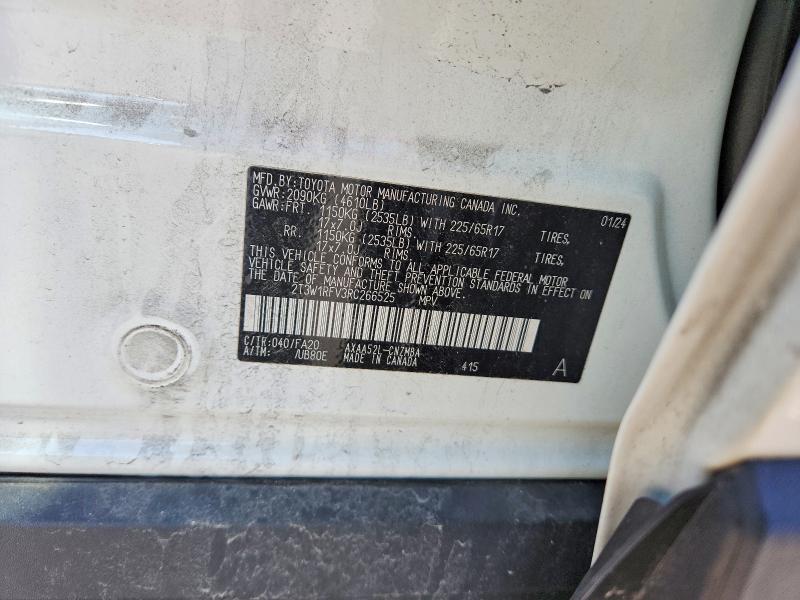 52694126 :رقم المزاد ، 2T3W1RFV3RC266525 vin ، 2024 Toyota Rav4 مزاد بيع