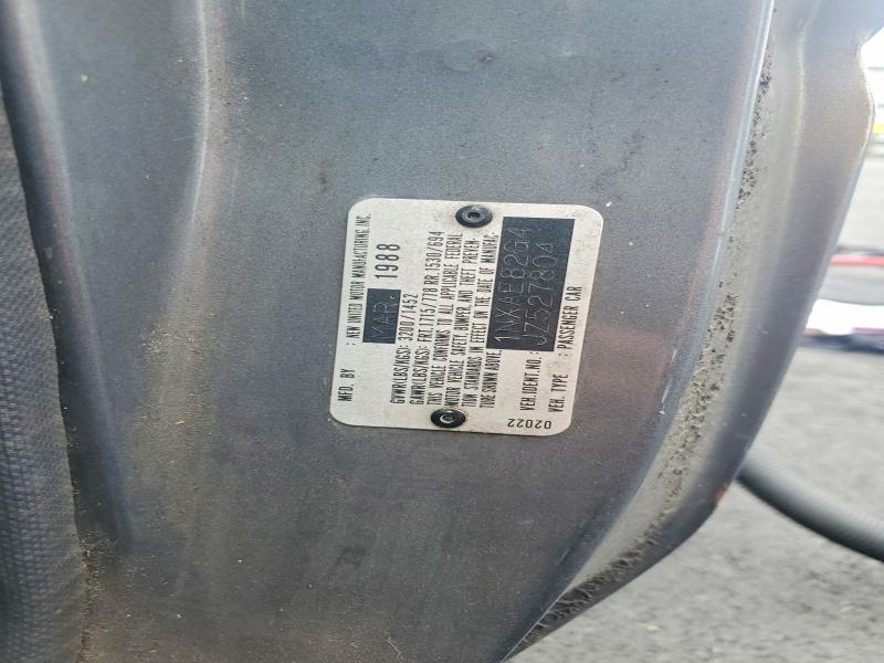 55351986 :رقم المزاد ، 1NXAE82G4JZ527804 vin ، 1988 Toyota Corolla مزاد بيع