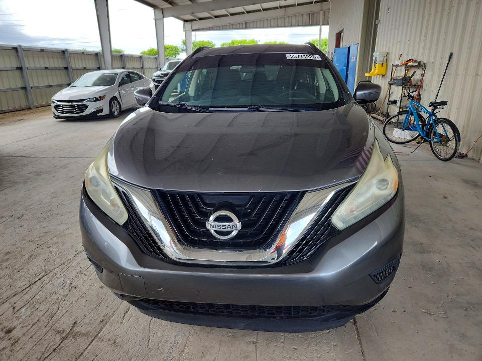 2016 Nissan Murano მანქანა იყიდება აუქციონზე, vin: 5N1AZ2MG7GN100439, აუქციონის ნომერი: 55721926