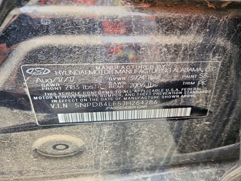 Продажа на аукционе авто 2018 Hyundai Elantra, vin: 5NPD84LF5JH264286, номер лота: 55054706