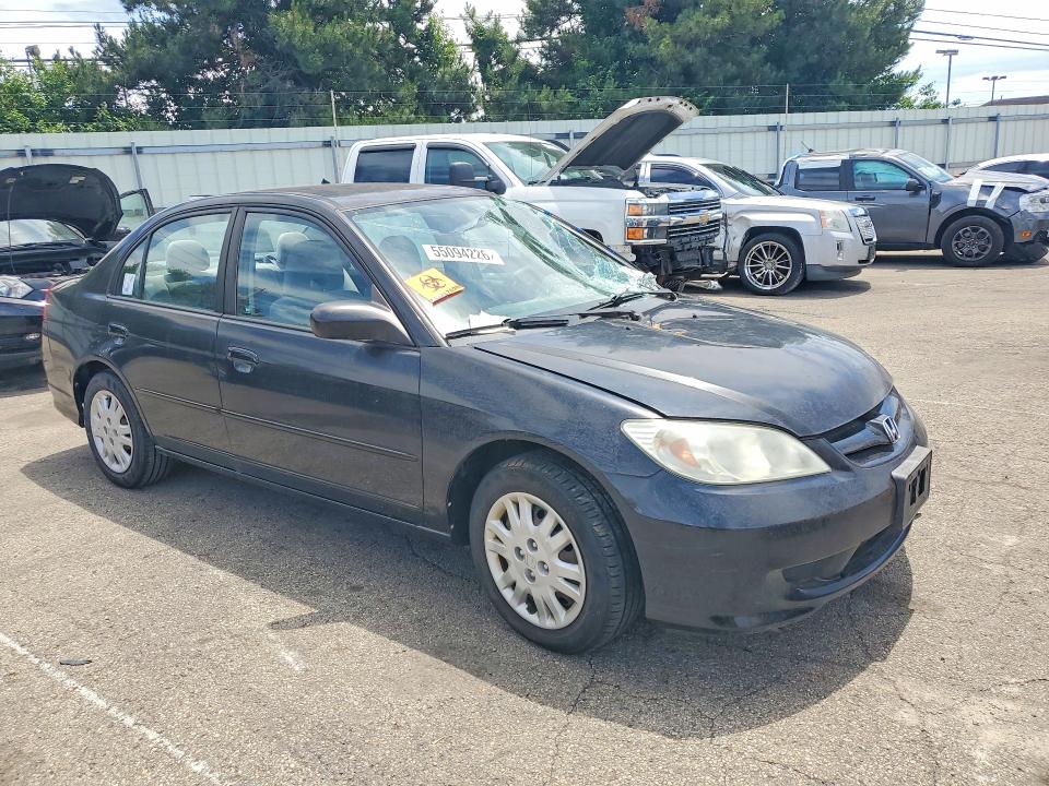 2005 Honda Civic მანქანა იყიდება აუქციონზე, vin: 1HGES16565L012380, აუქციონის ნომერი: 55094226