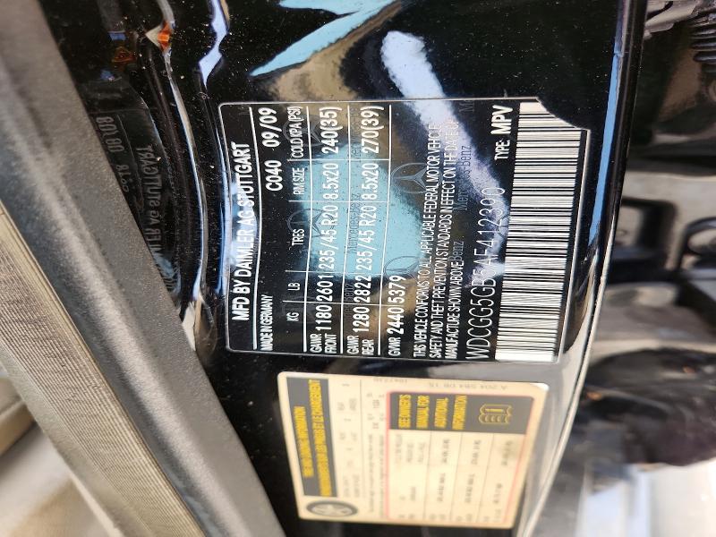 54011906 :رقم المزاد ، WDCGG5GB5AF412390 vin ، 2010 Mercedes-benz Glk مزاد بيع