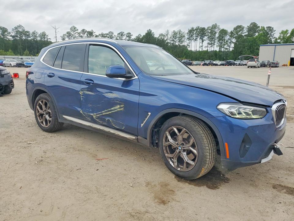 2022 Bmw X3 მანქანა იყიდება აუქციონზე, vin: 5UX53DP08N9K66815, აუქციონის ნომერი: 51661516