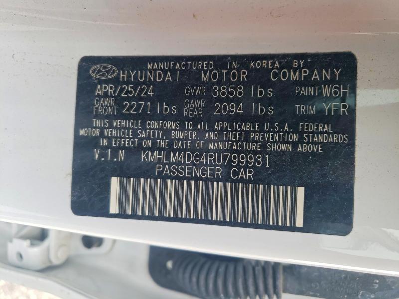 Aukcja sprzedaży 2024 Hyundai Elantra, vin: KMHLM4DG4RU799931, numer aukcji: 52828566