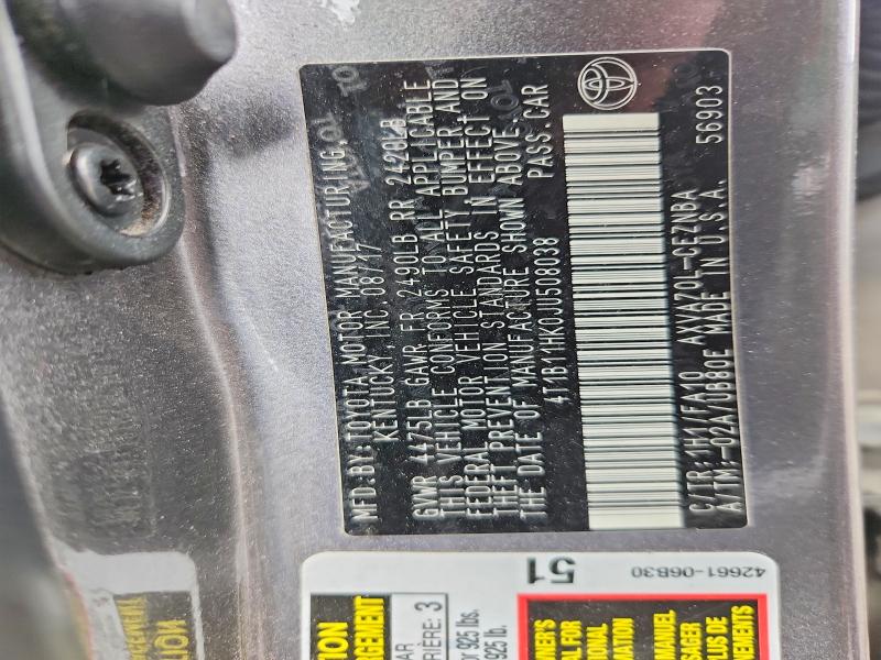 Aukcja sprzedaży 2018 Toyota Camry, vin: 4T1B11HK0JU508038, numer aukcji: 54558076