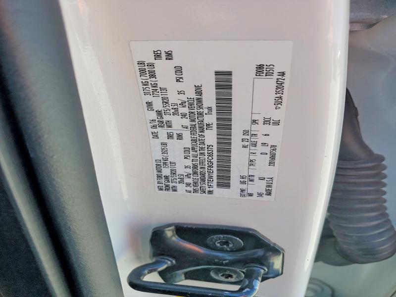 52662096 :رقم المزاد ، 1FTEW1EF8GFC65375 vin ، 2016 Ford F150 مزاد بيع