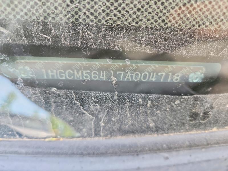 55365246 :رقم المزاد ، 1HGCM56417A004718 vin ، 2007 Honda Accord مزاد بيع