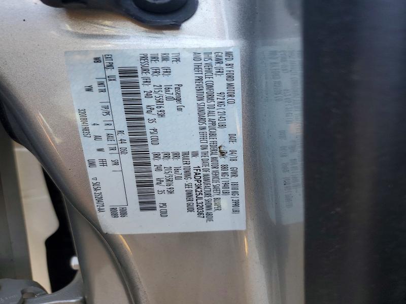 Aukcja sprzedaży 2018 Ford Focus, vin: 1FADP3K25JL320367, numer aukcji: 54298236