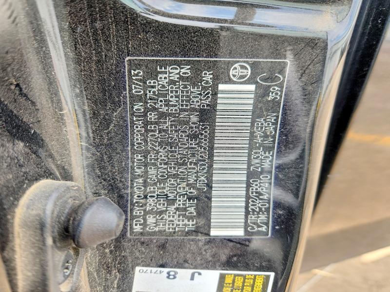 Aukcja sprzedaży 2013 Toyota Prius, vin: JTDKN3DU2D5665631, numer aukcji: 53907246
