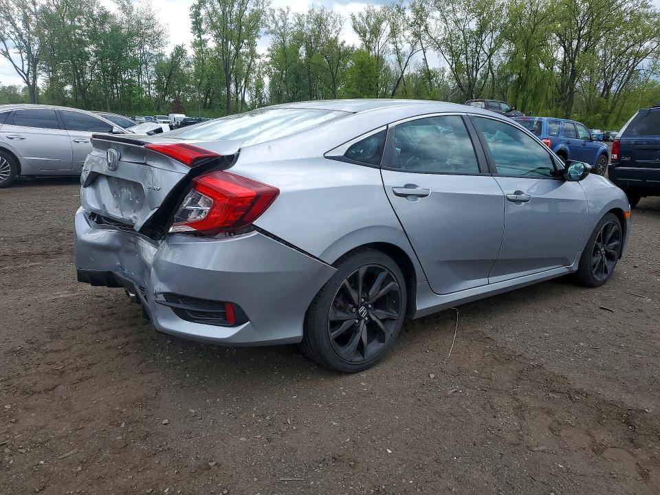 52729766 :رقم المزاد ، 2HGFC2F84KH501192 vin ، 2019 Honda Civic مزاد بيع