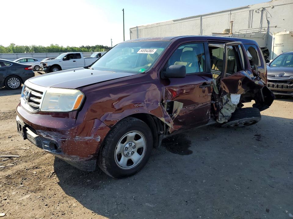Auction sale of the 2014 Honda Pilot, vin: 5FNYF3H27EB010865, lot number: 54954366