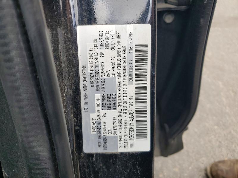 54726206 :رقم المزاد ، JM3KFBDM1M1438467 vin ، 2021 Mazda Cx-5 مزاد بيع