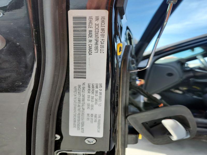 Продажа на аукционе авто 2023 Dodge Charger, vin: 2C3CDXAT6PH619571, номер лота: 52341066