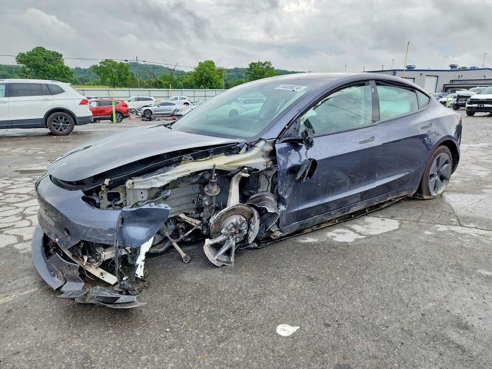 54409836 :رقم المزاد ، 5YJ3E1EB7MF992224 vin ، 2021 Tesla Model 3 مزاد بيع