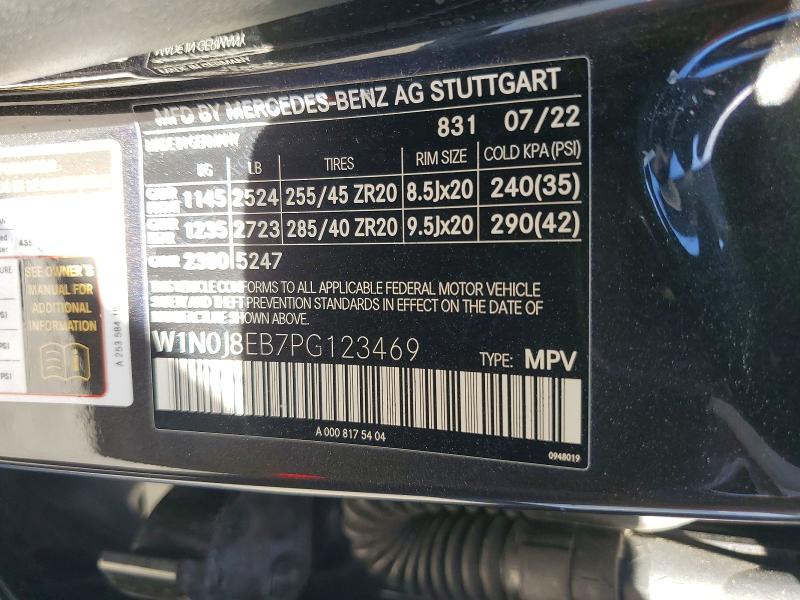 Продажа на аукционе авто 2023 Mercedes-benz Glc Coupe, vin: W1N0J8EB7PG123469, номер лота: 55452486