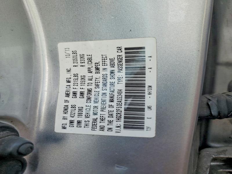 Aukcja sprzedaży 2014 Honda Accord, vin: 1HGCR2F50EA053494, numer aukcji: 54127816