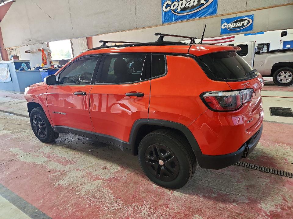 2018 Jeep Compass მანქანა იყიდება აუქციონზე, vin: 3C4NJDAB9JT126680, აუქციონის ნომერი: 53530146