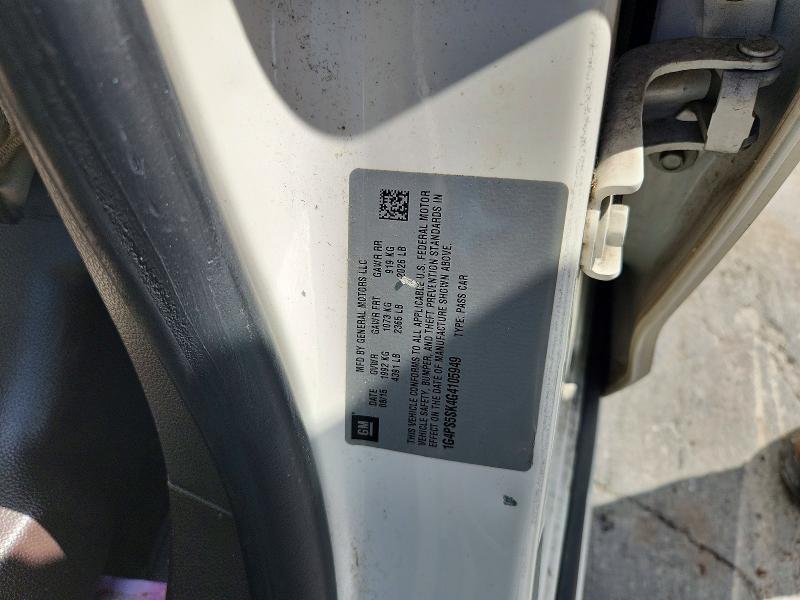 Aukcja sprzedaży 2016 Buick Verano, vin: 1G4PS5SK4G4105949, numer aukcji: 54156156