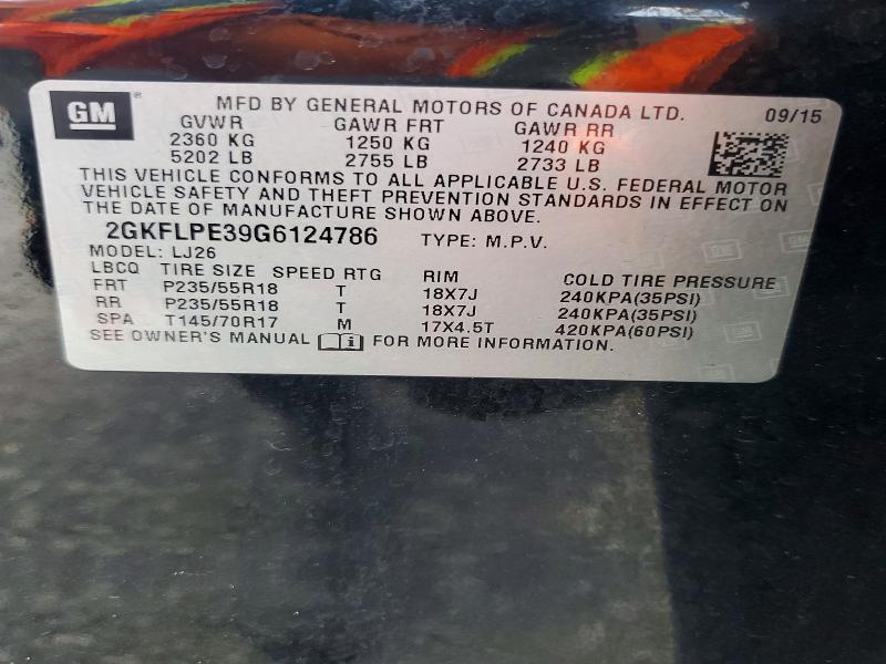 Продажа на аукционе авто 2016 Gmc Terrain, vin: 2GKFLPE39G6124786, номер лота: 52483226
