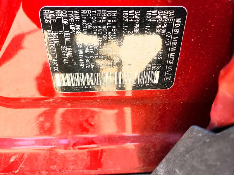 Продаж на аукціоні авто 2024 Nissan Rogue, vin: JN8BT3BB5RW174497, номер лоту: 55052596