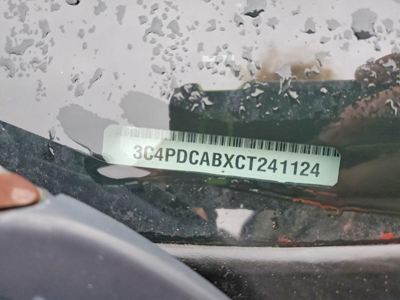53336116 :رقم المزاد ، 3C4PDCABXCT241124 vin ، 2012 Dodge Journey مزاد بيع