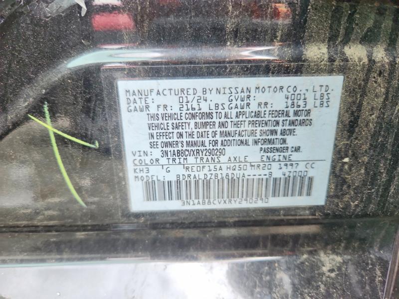 54815376 :رقم المزاد ، 3N1AB8CVXRY290290 vin ، 2024 Nissan Sentra مزاد بيع