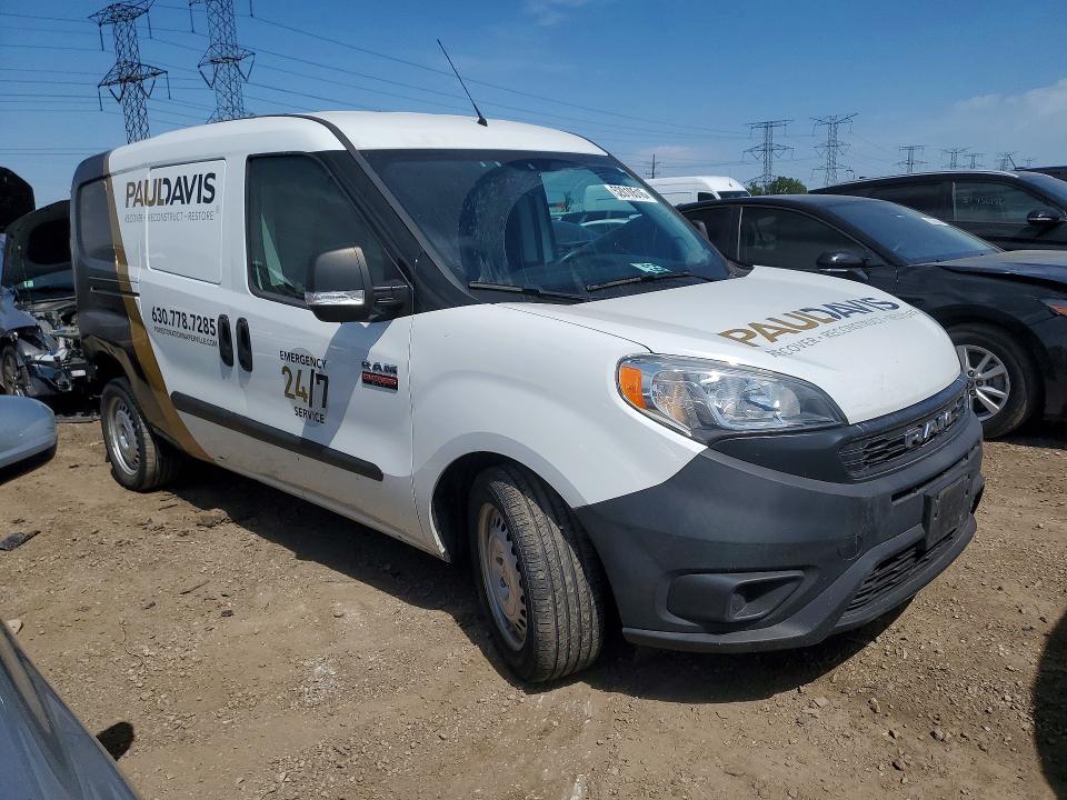 52010516 :رقم المزاد ، ZFBHRFAB9L6P18520 vin ، 2020 Ram Promaster City مزاد بيع