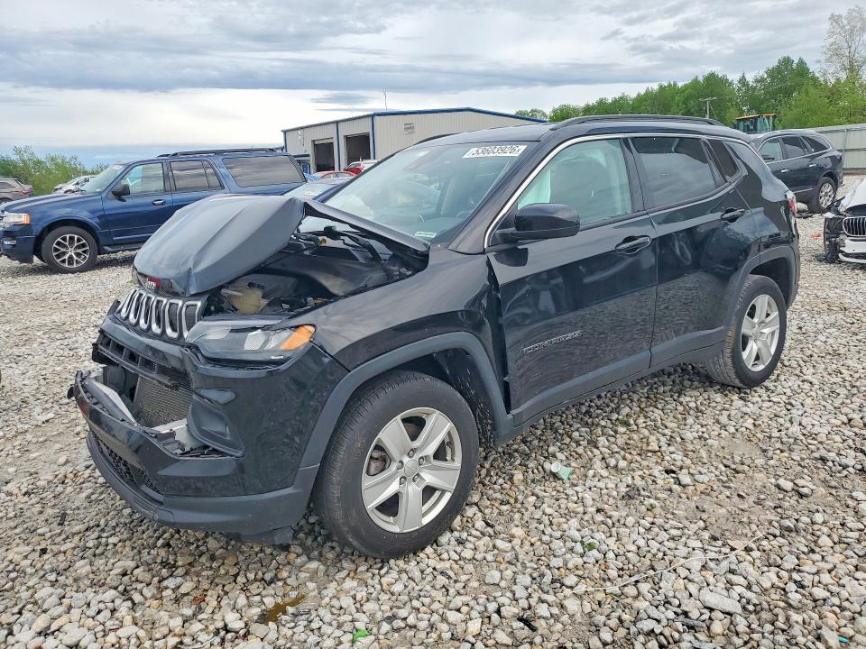 Aukcja sprzedaży 2022 Jeep Compass, vin: 3C4NJDBB3NT133869, numer aukcji: 53603926
