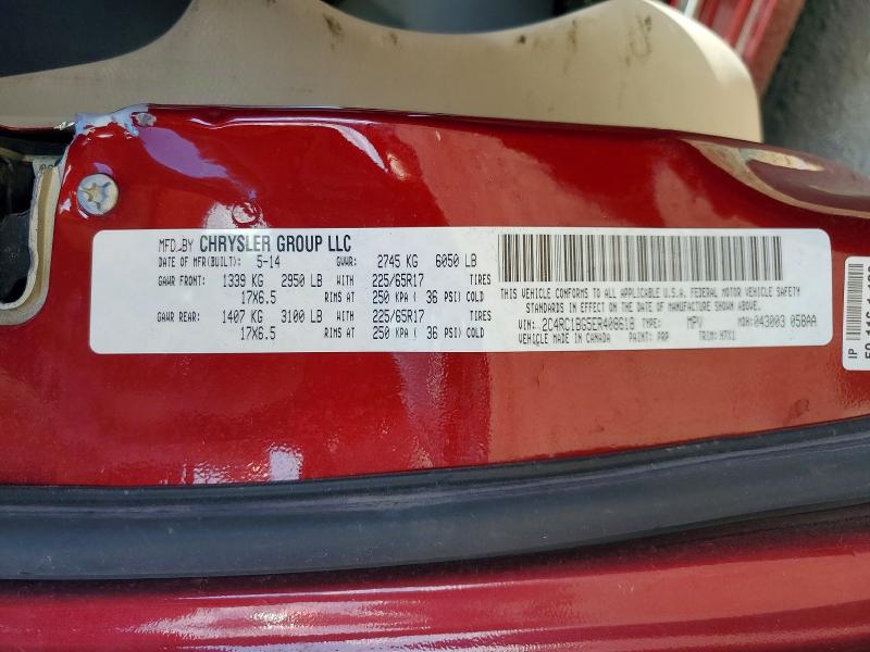 Продажа на аукционе авто 2014 Chrysler Town & Country, vin: 2C4RC1BG5ER408618, номер лота: 53174926