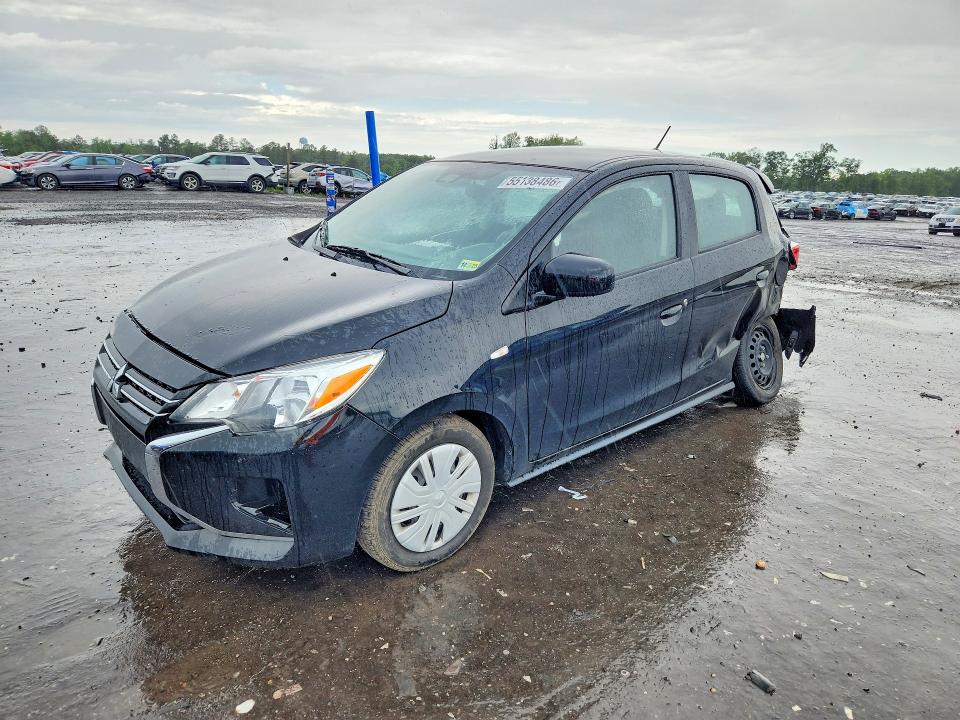 55138486 :رقم المزاد ، ML32AUHJ6NH005287 vin ، 2022 Mitsubishi Mirage مزاد بيع