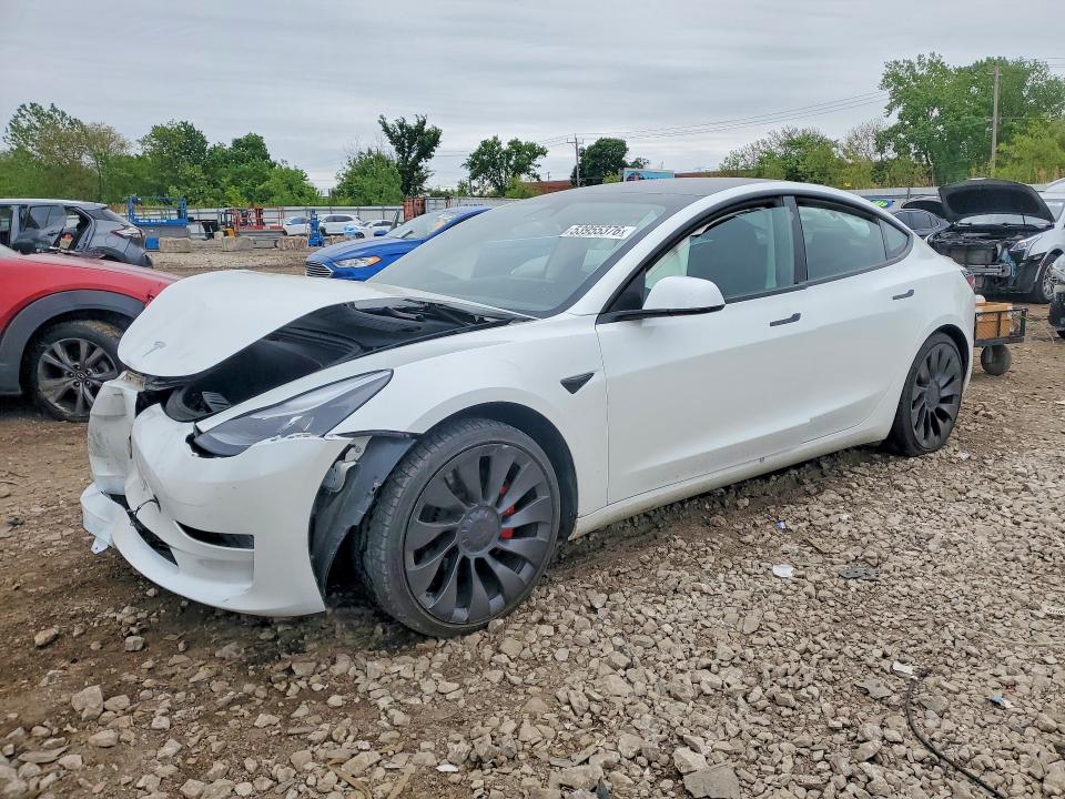 Auction sale of the 2023 Tesla Model 3, vin: 5YJ3E1EC4PF503839, lot number: 53955376