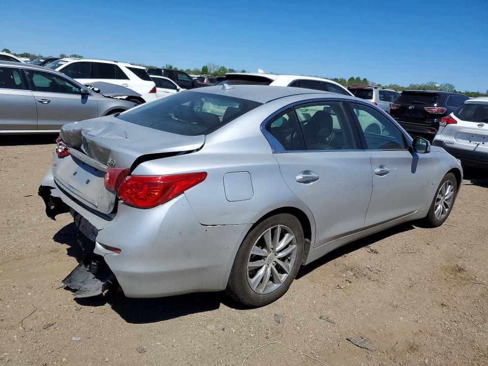 Продажа на аукционе авто 2014 Infiniti Q50, vin: JN1BV7AR6EM700401, номер лота: 53264926