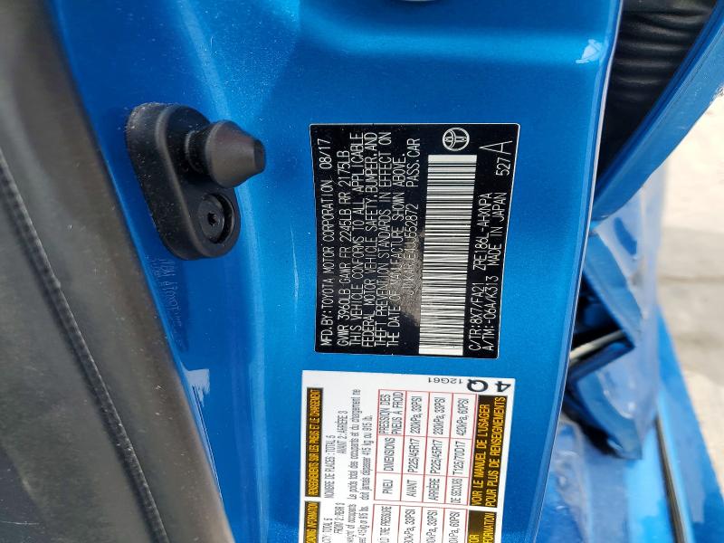 52080776 :رقم المزاد ، JTNKARJE4JJ552872 vin ، 2018 Toyota Corolla Im مزاد بيع