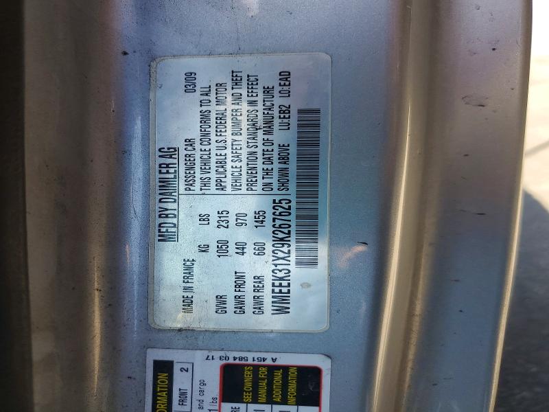 Продаж на аукціоні авто 2009 Smart Fortwo, vin: WMEEK31X29K267625, номер лоту: 53563676