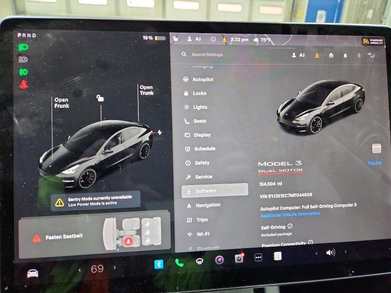 Продажа на аукционе авто 2021 Tesla Model 3, vin: 5YJ3E1EC7MF044608, номер лота: 51854426