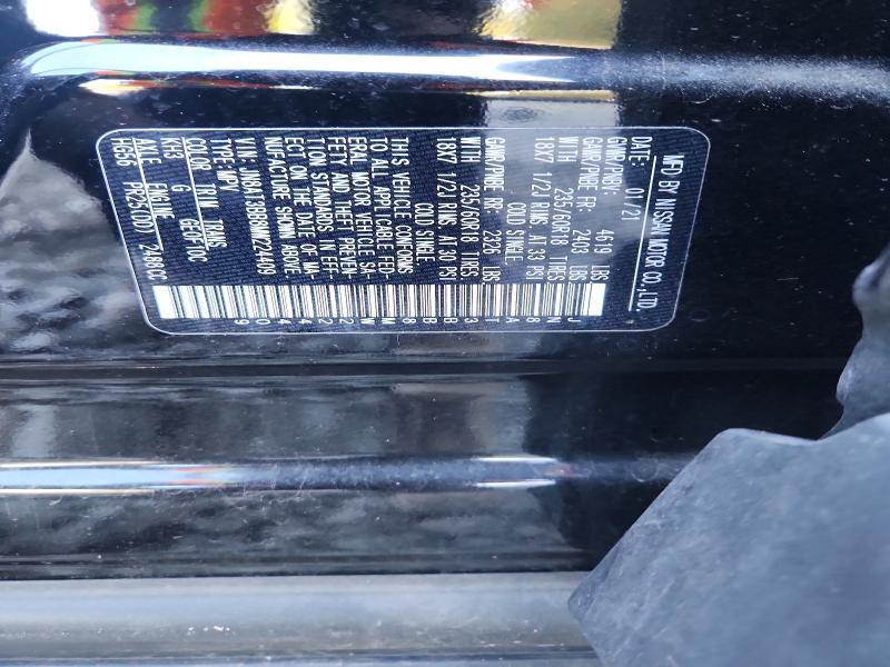2021 Nissan Rogue მანქანა იყიდება აუქციონზე, vin: JN8AT3BB8MW224409, აუქციონის ნომერი: 55329546