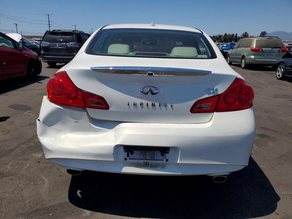 2011 Infiniti G25 Sedan მანქანა იყიდება აუქციონზე, vin: JN1DV6AP9BM601908, აუქციონის ნომერი: 52552656