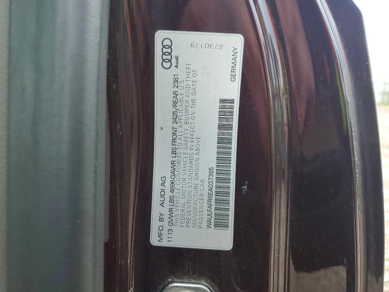 Продажа на аукционе авто 2014 Audi A5, vin: WAULFAFR6EA037365, номер лота: 52223776