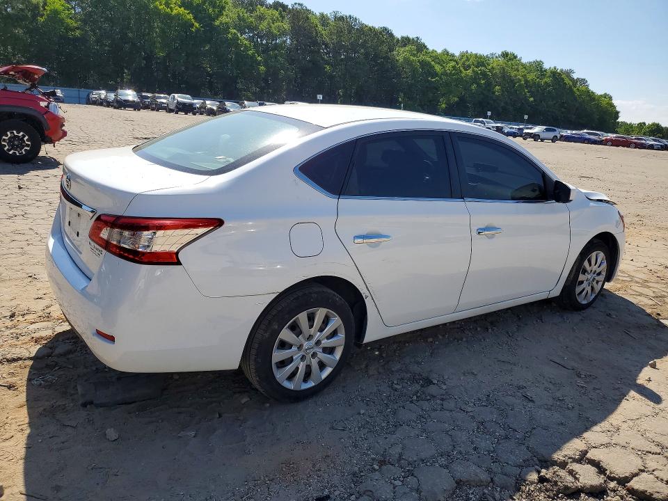 2015 Nissan Sentra მანქანა იყიდება აუქციონზე, vin: 3N1AB7APXFY298870, აუქციონის ნომერი: 52663976
