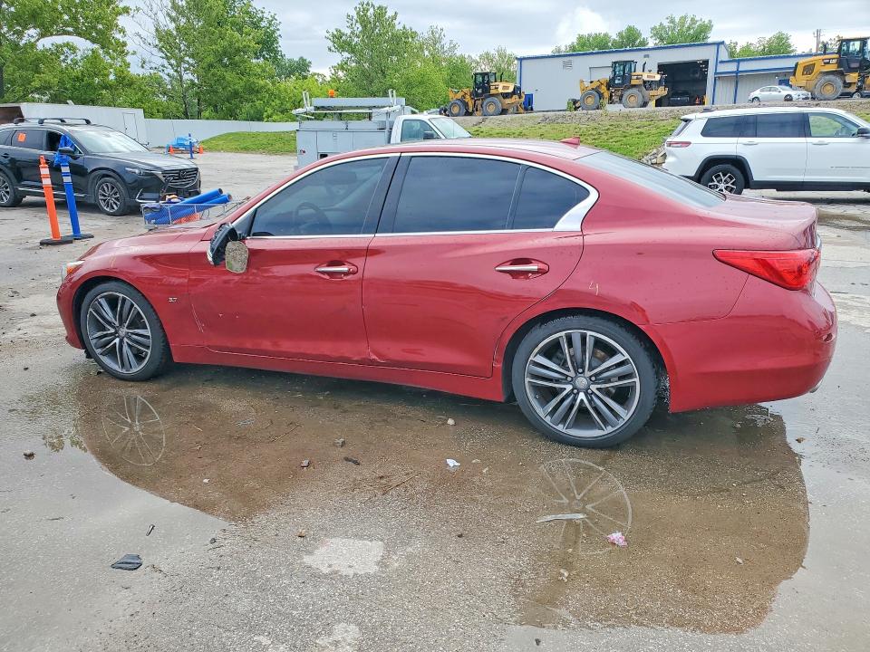 51856316 :رقم المزاد ، JN1BV7APXFM341831 vin ، 2015 Infiniti Q50 مزاد بيع