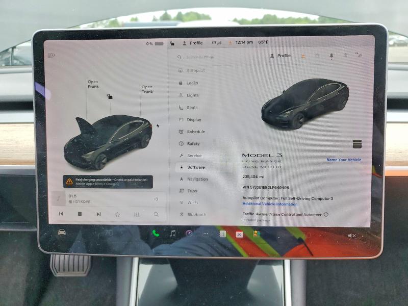 Aukcja sprzedaży 2020 Tesla Model 3, vin: 5YJ3E1EB2LF649495, numer aukcji: 54459126