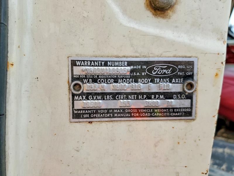Продажа на аукционе авто 1963 Ford N-series, vin: N60DU410805, номер лота: 51541526