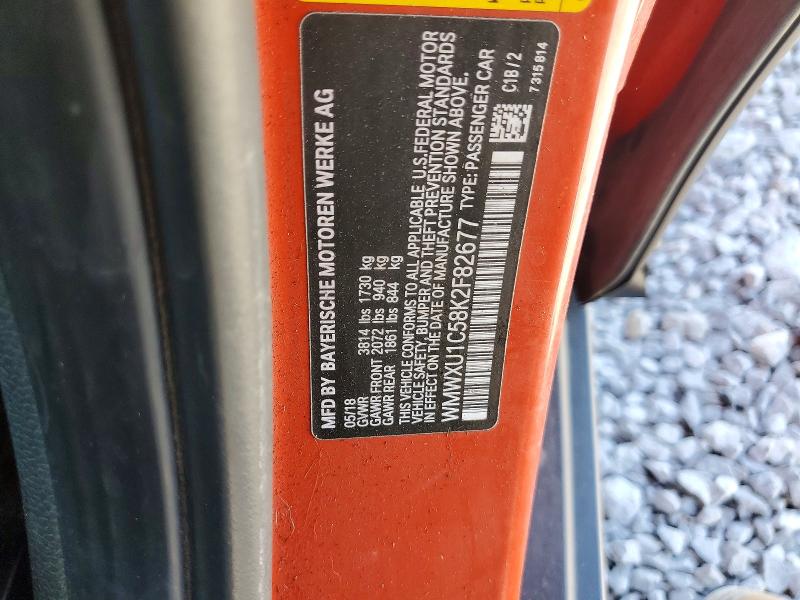 2019 Mini Cooper მანქანა იყიდება აუქციონზე, vin: WMWXU1C58K2F82677, აუქციონის ნომერი: 54140096