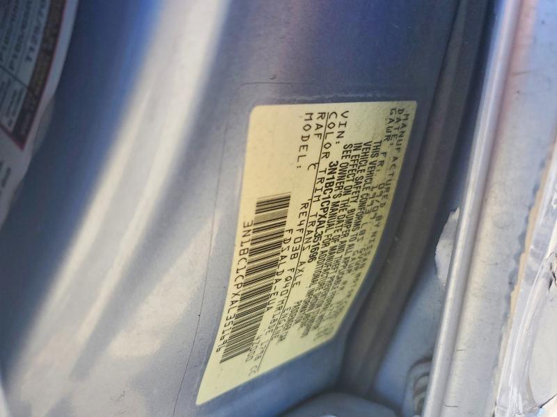 Aukcja sprzedaży 2010 Nissan Versa, vin: 3N1BC1CPXAL351696, numer aukcji: 53846806