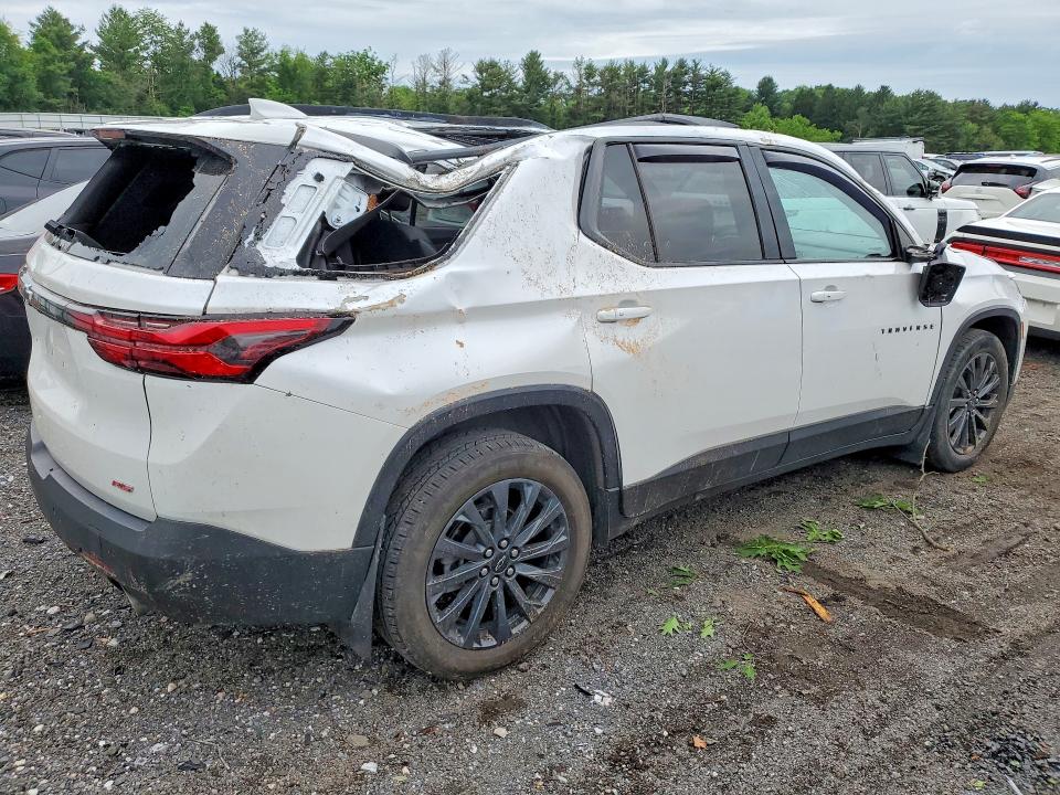 55280846 :رقم المزاد ، 1GNEVJKW1NJ121594 vin ، 2022 Chevrolet Traverse مزاد بيع