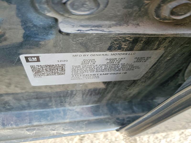 Продаж на аукціоні авто 2021 Chevrolet Malibu, vin: 1G1ZB5ST1MF052478, номер лоту: 54842126