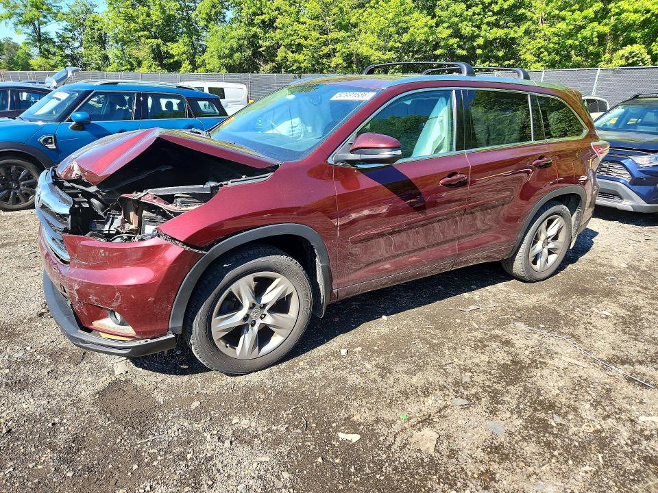 2014 Toyota Highlander მანქანა იყიდება აუქციონზე, vin: 5TDDKRFH9ES005747, აუქციონის ნომერი: 52991686