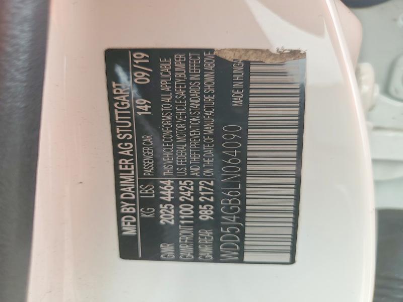53768686 :رقم المزاد ، WDD5J4GB6LN064090 vin ، 2020 Mercedes-benz Cla مزاد بيع